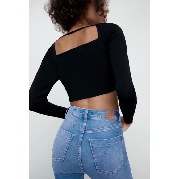 Zara Z1975 High Rise Skinny Medium Wash Jeans - Picture 3 of 10